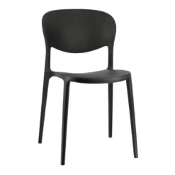 Abby Connubia® Chaise italienne empilable en polypropylène recyclé sans accoudoirs