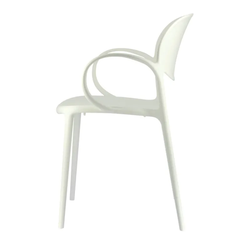 Abby Connubia® Fauteuil de jardin empilable en polypropylène recyclé