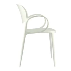 Abby Connubia® Fauteuil italien empilable en polypropylène recyclé