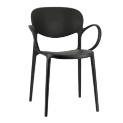 Abby Connubia® Fauteuil italien empilable en polypropylène recyclé