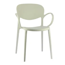 Abby Connubia® Fauteuil italien empilable en polypropylène recyclé