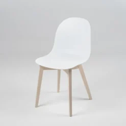 1665 Academy Connubia© Chaise scandinave en polypropylène et bois