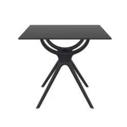 Air Table carrée petit espace en stratifié et polypropylène