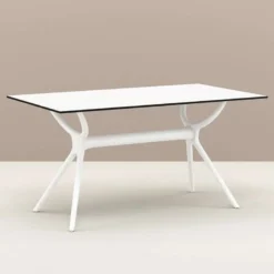 Air Table rectangulaire en stratifié et polypropylène