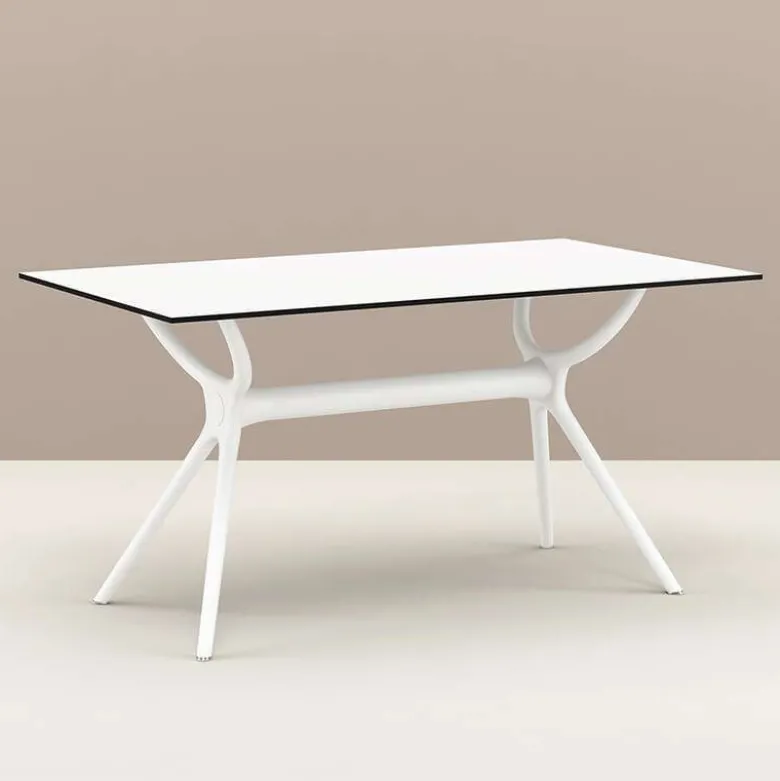 Air Table rectangulaire en stratifié et polypropylène