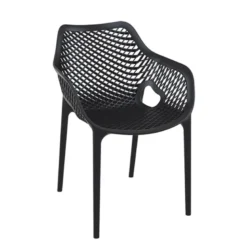 Air XL Fauteuil moderne empilable ajouré en polypropylène