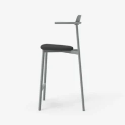 Alice Carrier ® Tabouret snack moderne en acier fabriqué en France