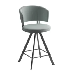 Allure Tabouret snack design pivotant en tissu