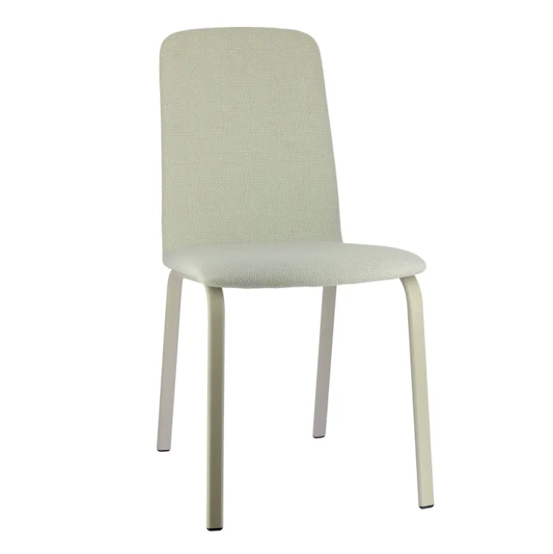 Altea Chaise en tissu et pieds en métal