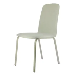 Altea Chaise en tissu et pieds en métal