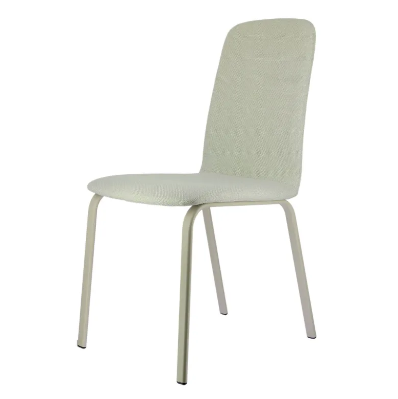 Altea Chaise en tissu et pieds en métal