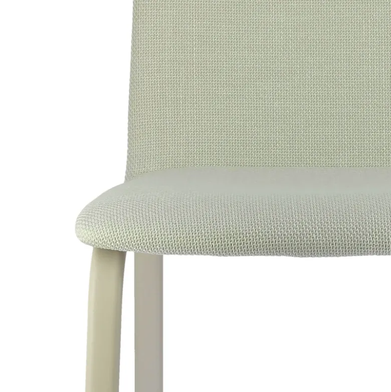 Altea Chaise en tissu et pieds en métal
