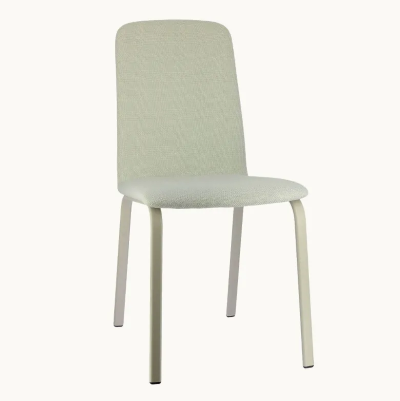 Altea Chaise en tissu et pieds en métal