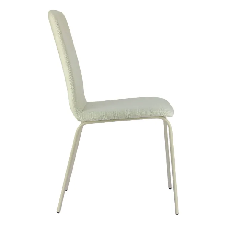 Altea Chaise en tissu et pieds en métal