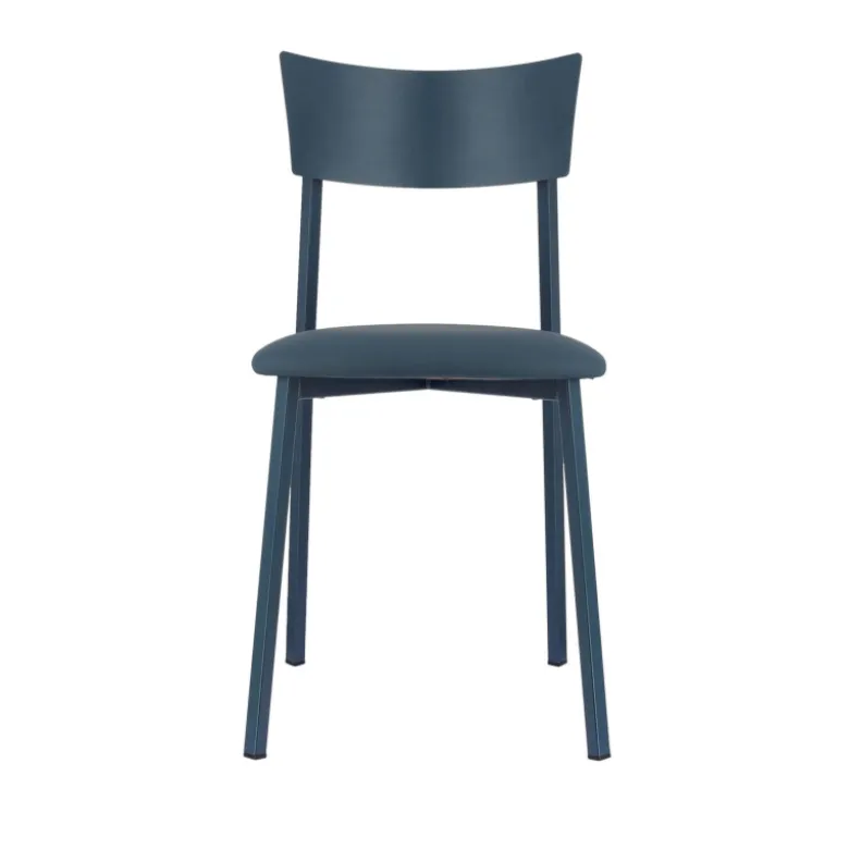 Anémone Carrier ® Chaise de cuisine contemporaine en métal fabriquée en France