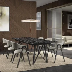 Arca Fauteuil de table en tissu