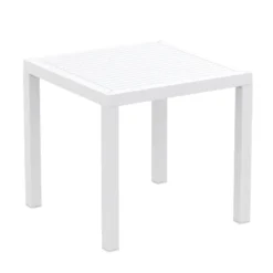 Ares Table de terrasse carrée en résine