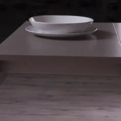 Ares Wing Table modulable extensible réglable en hauteur en bois et métal