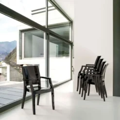 Arthur Fauteuil moderne en polycarbonate