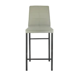 Atlanta Tabouret snack italien en synthétique avec pieds en métal