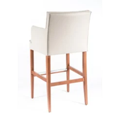 BarDiem 2 Tabouret de bar en synthétique et bois