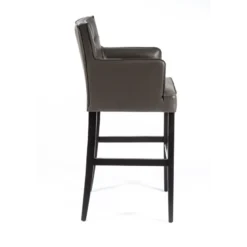 BarDiem 2 Tabouret de bar en synthétique et bois
