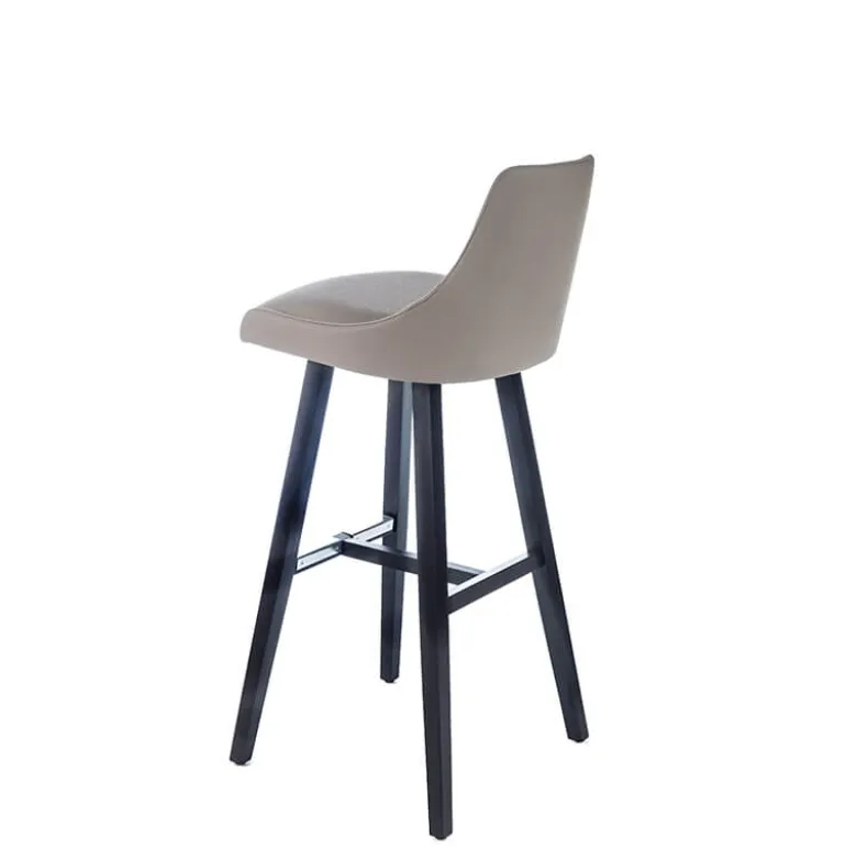 BarLars Tabouret de bar moderne avec pieds en bois