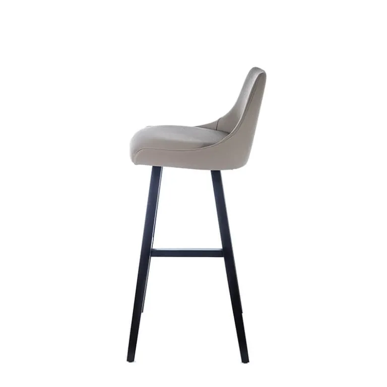 BarLars Tabouret de bar moderne avec pieds en bois