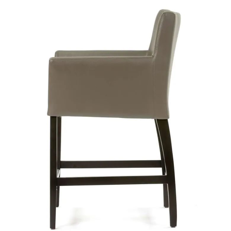 BarMatiz Tabouret snack avec dossier et accoudoirs en synthétique