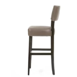 BarSteffi Tabouret de bar en bois et synthétique