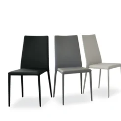 Bea Chaise contemporaine en cuir