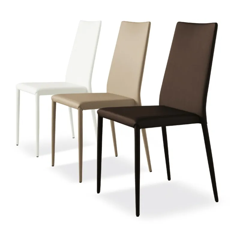 Bea Chaise contemporaine en cuir