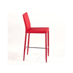 Beo Tabouret contemporain italien en cuir