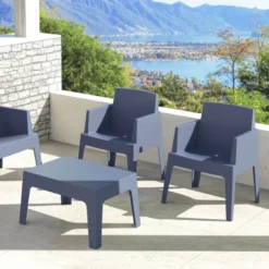 Box Fauteuil de terrasse moderne en polypropylène