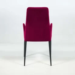 Bridge Mathilde Fauteuil de salle à manger en tissu et métal