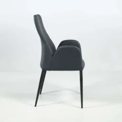 Bridge Mathilde Fauteuil moderne en synthétique et métal fabriqué en Italie