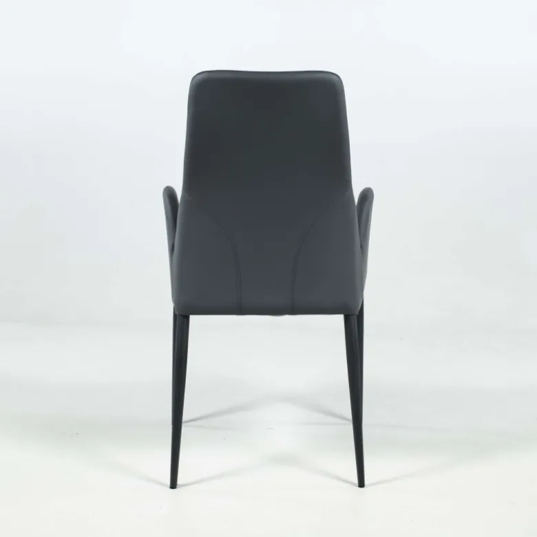 Bridge Mathilde Fauteuil moderne en synthétique et métal fabriqué en Italie