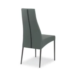 Carla Chaise en cuir de salle à manger italienne