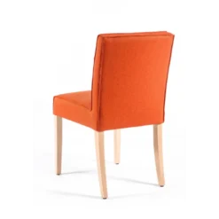 Carpe Chaise contemporaine en tissu et bois