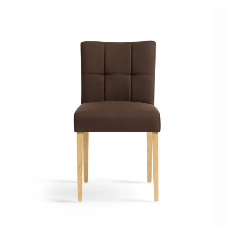 Carré Mobitec® Chaise rembourrée en bois et tissu