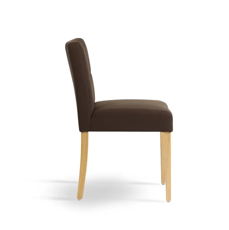 Carré Mobitec® Chaise rembourrée en bois et tissu