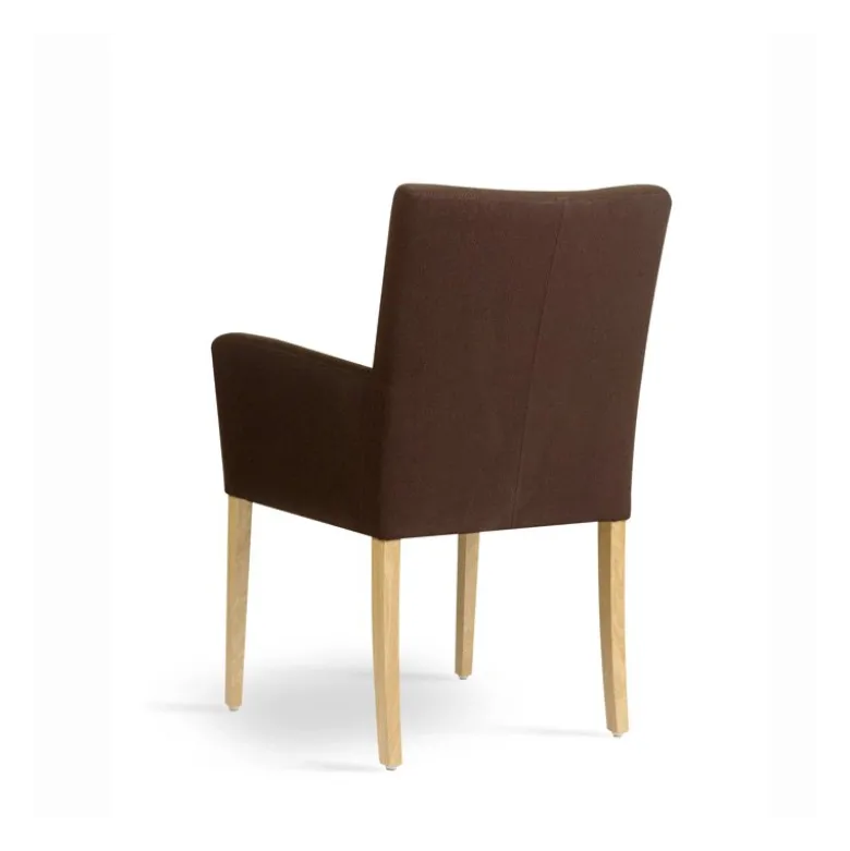 Carré Mobitec® Fauteuil de salon contemporain en bois et tissu