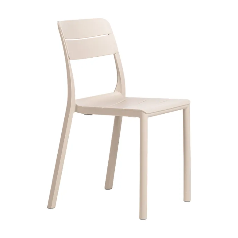 Cassia Chaise de jardin empilable en polypropylène