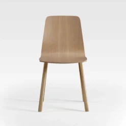 Chevron Chaise de designer en bois