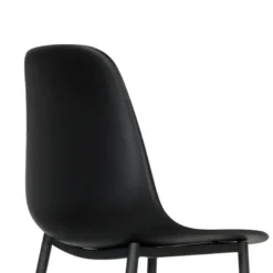 Cloe Tabouret snack moderne en polypropylène et métal