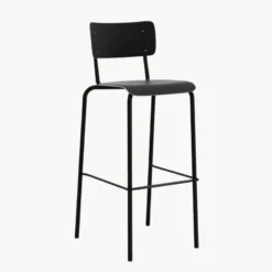 College Tabouret de bar avec dossier style vintage