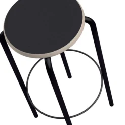 College Tabouret de bar sans dossier style vintage