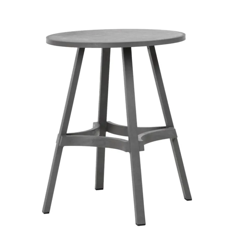 Combo Table de jardin ronde recyclée