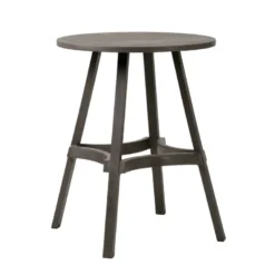 Combo Table de jardin ronde recyclée