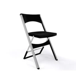 Compact Chaise pliante solide en technopolymère et métal aluminium